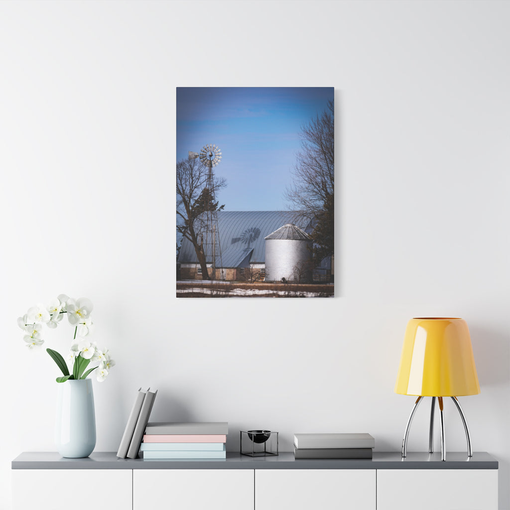 Windmill Shadow | Matte Canvas