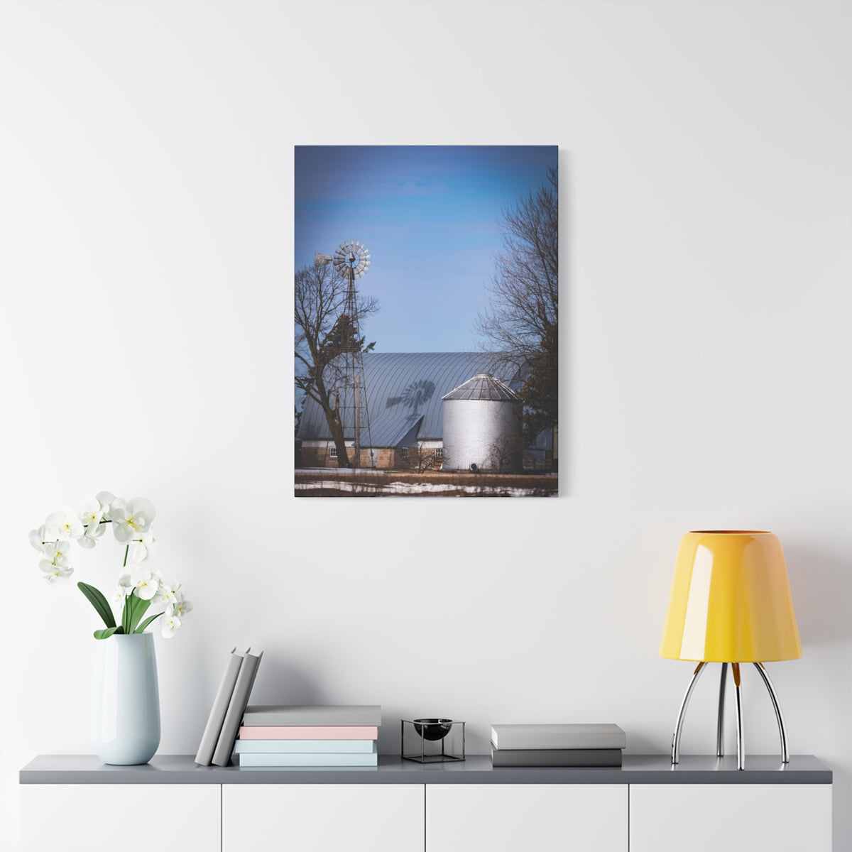 Windmill Shadow | Matte Canvas