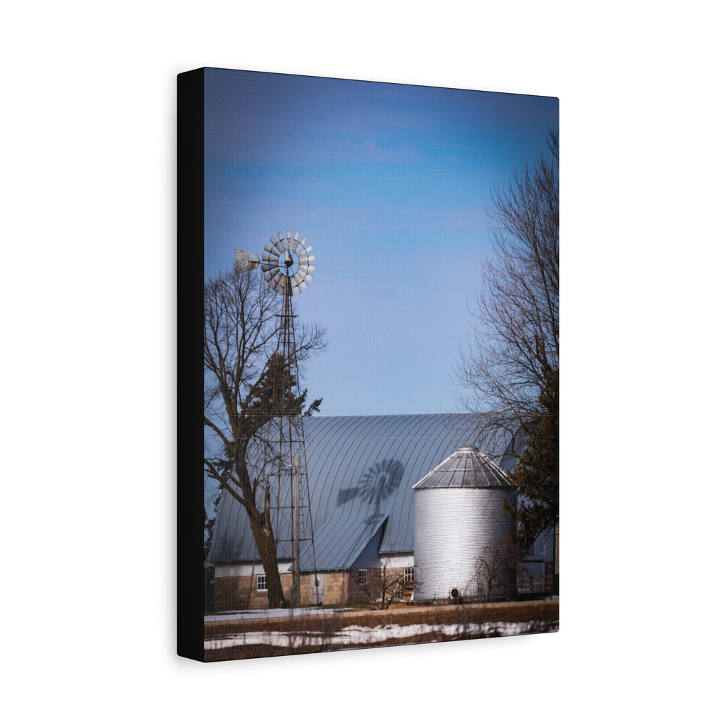 Windmill Shadow | Matte Canvas