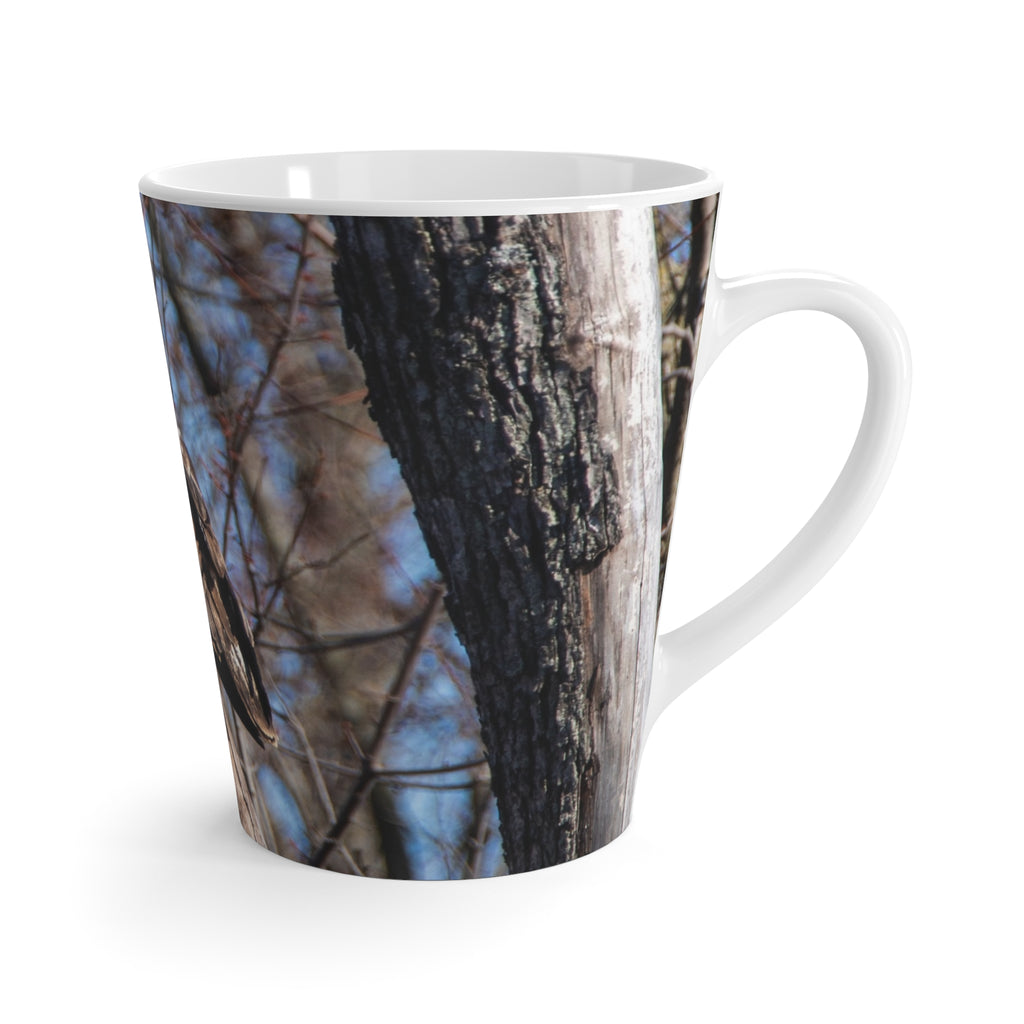 Red-Tailed Hawk Latte Mug – Wildlife Photography Bird Coffee Cup