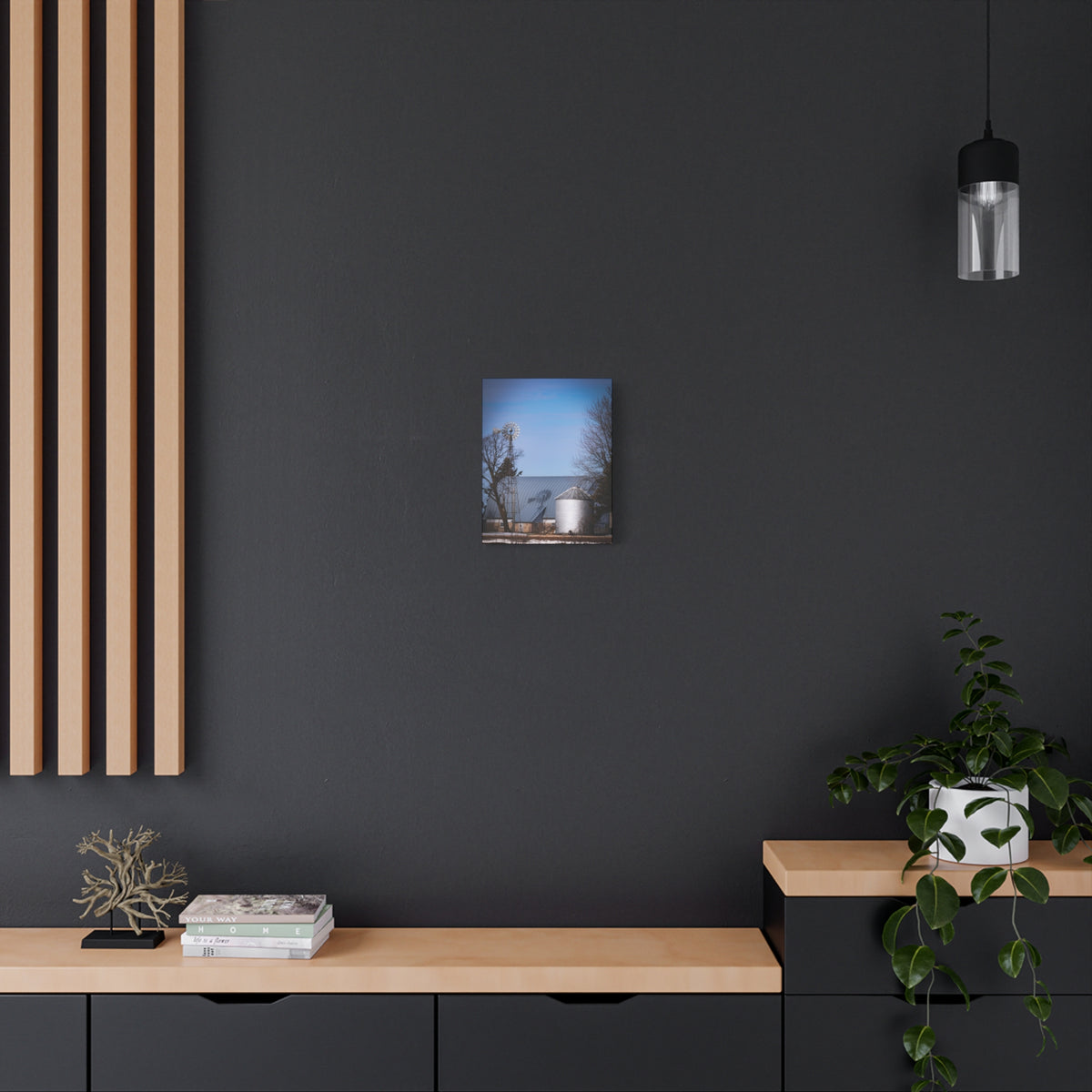Windmill Shadow | Matte Canvas