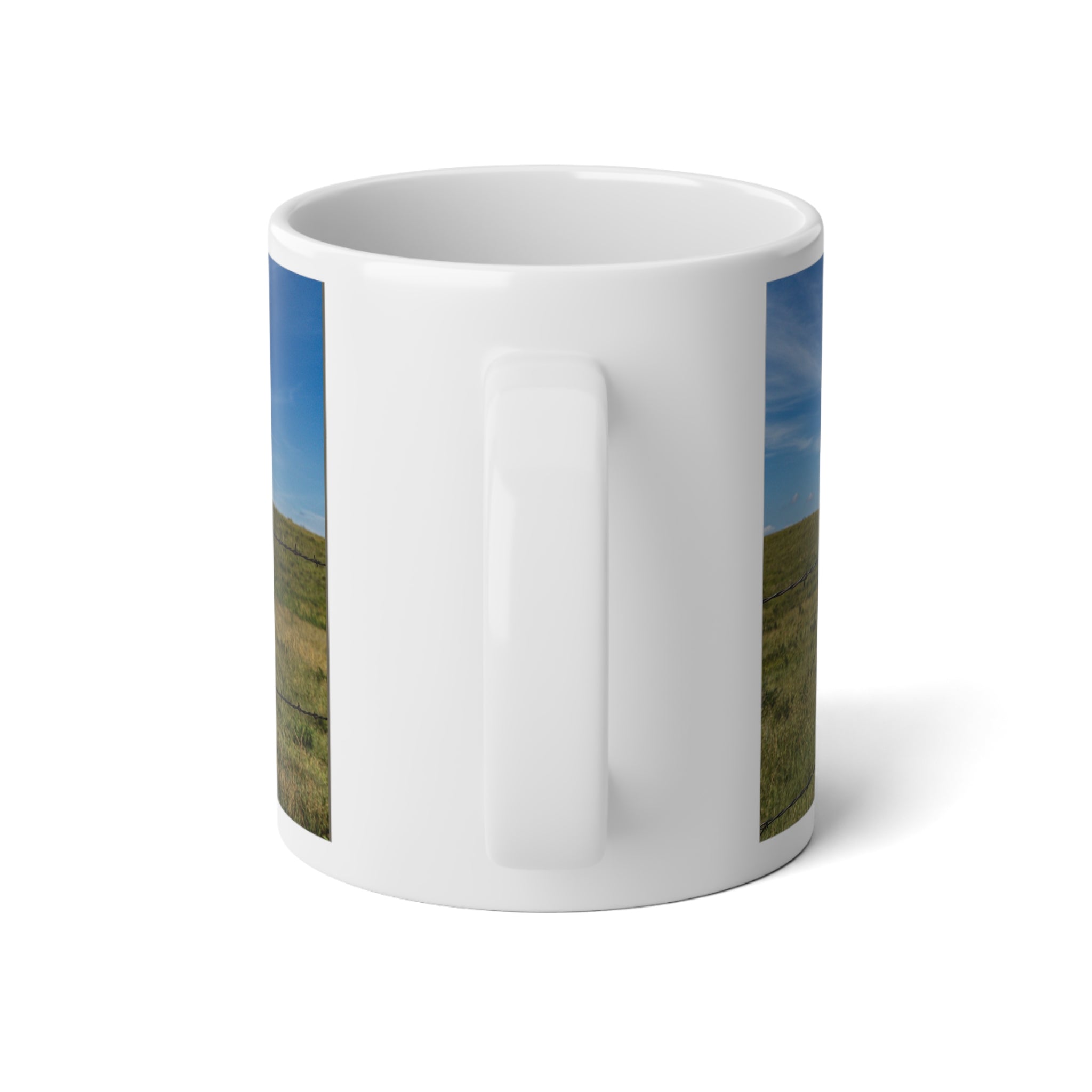 20oz Jumbo Mug — Vintage Prairie Windmill Scenic Photo Coffee Cup