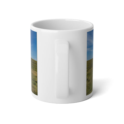 20oz Jumbo Mug — Vintage Prairie Windmill Scenic Photo Coffee Cup
