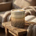 Latte Mug - Western Barbed Wire Design