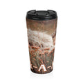 Travel Mug — Cozy Highland Cow Stainless Steel Coffee Tumbler