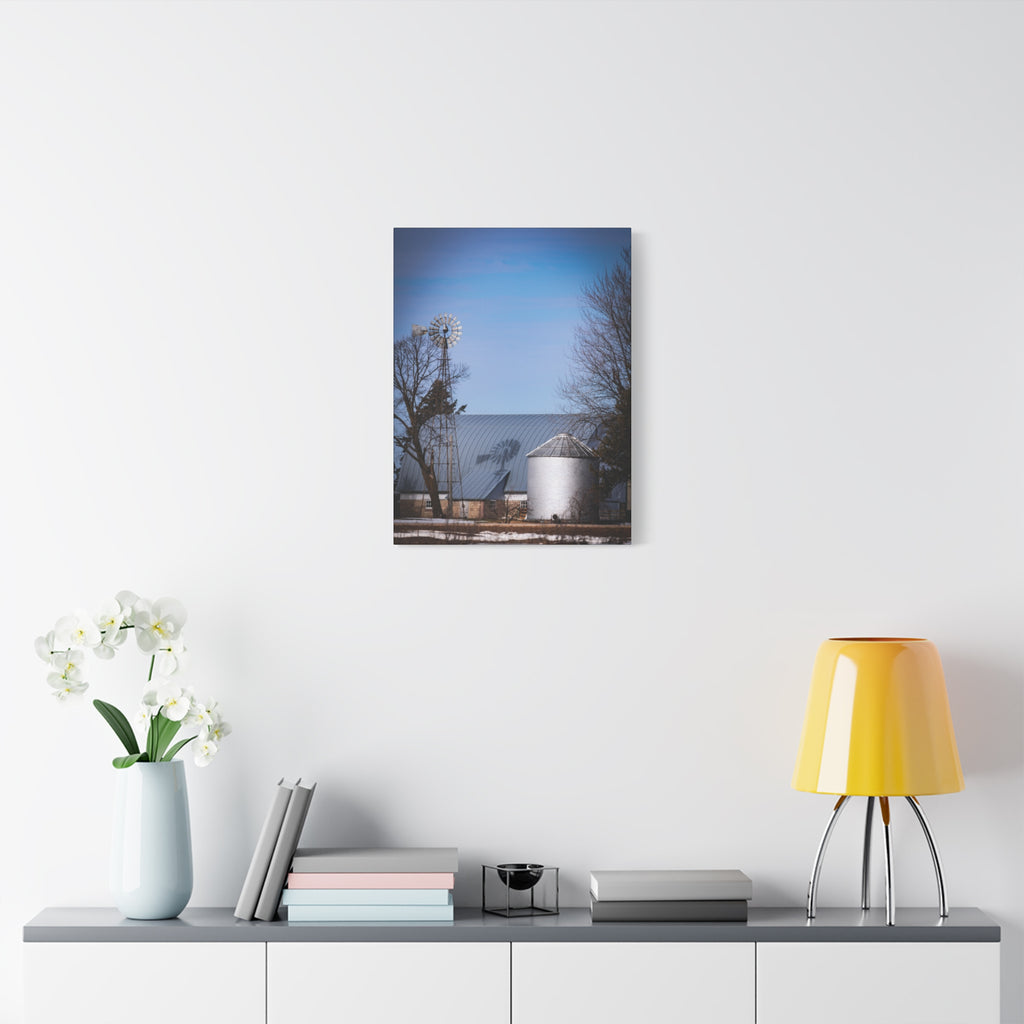 Windmill Shadow | Matte Canvas