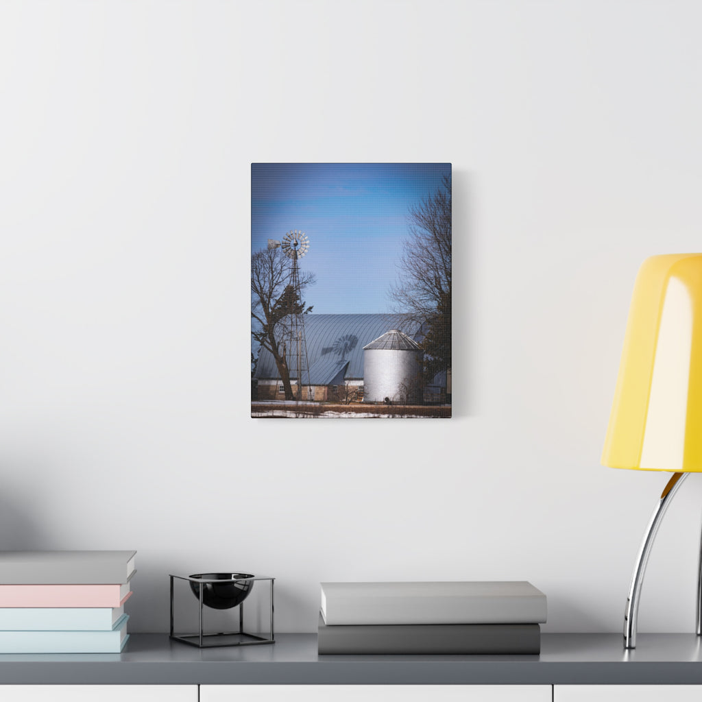 Windmill Shadow | Matte Canvas