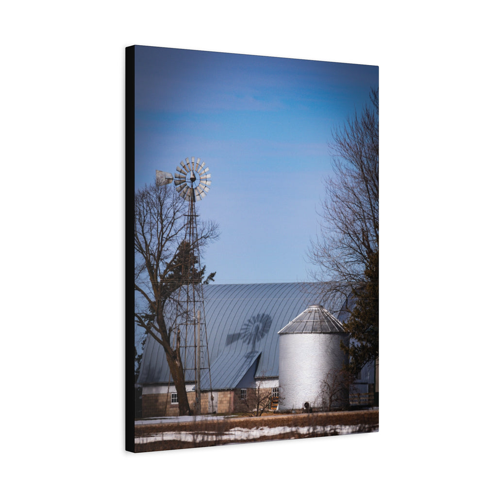 Windmill Shadow | Matte Canvas