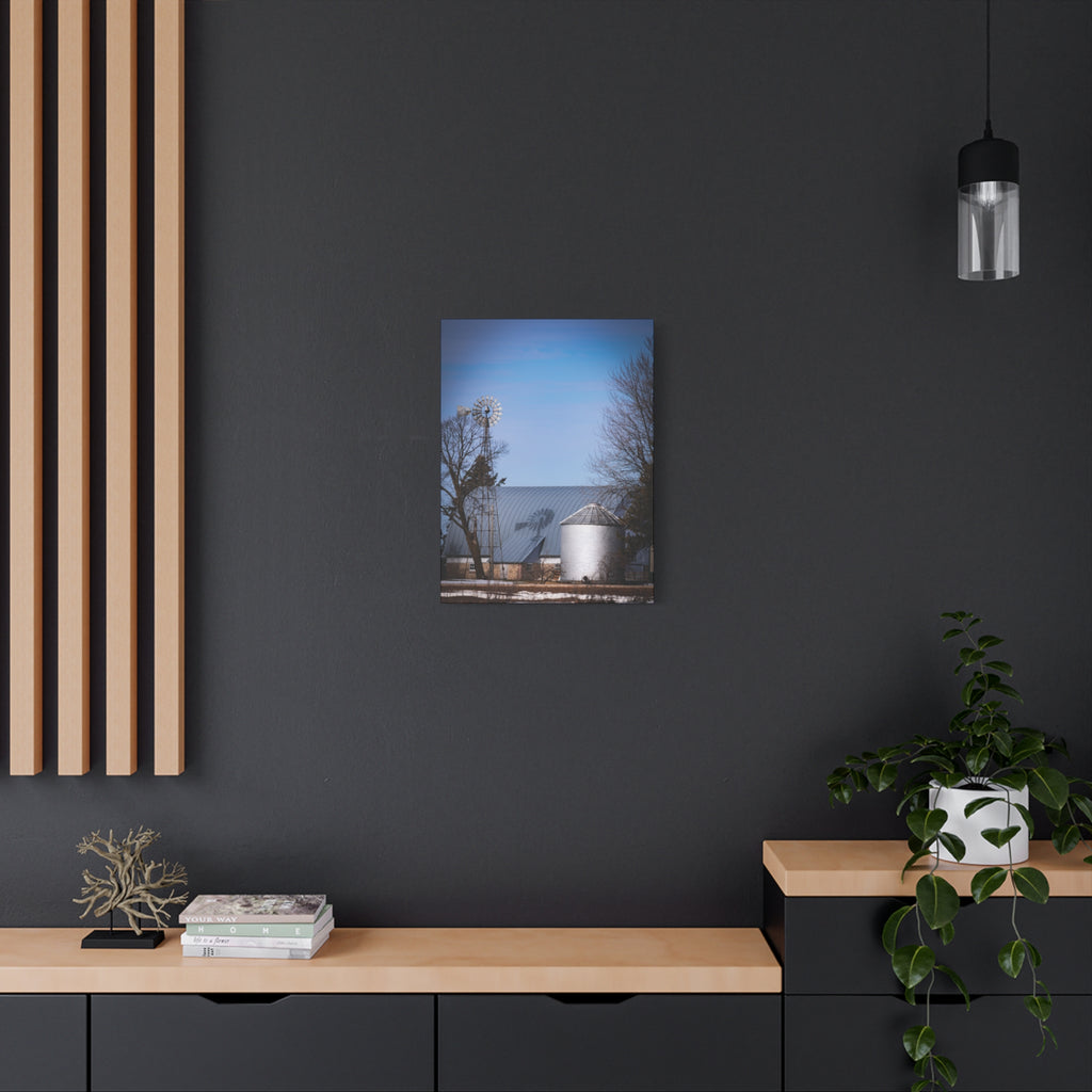 Windmill Shadow | Matte Canvas