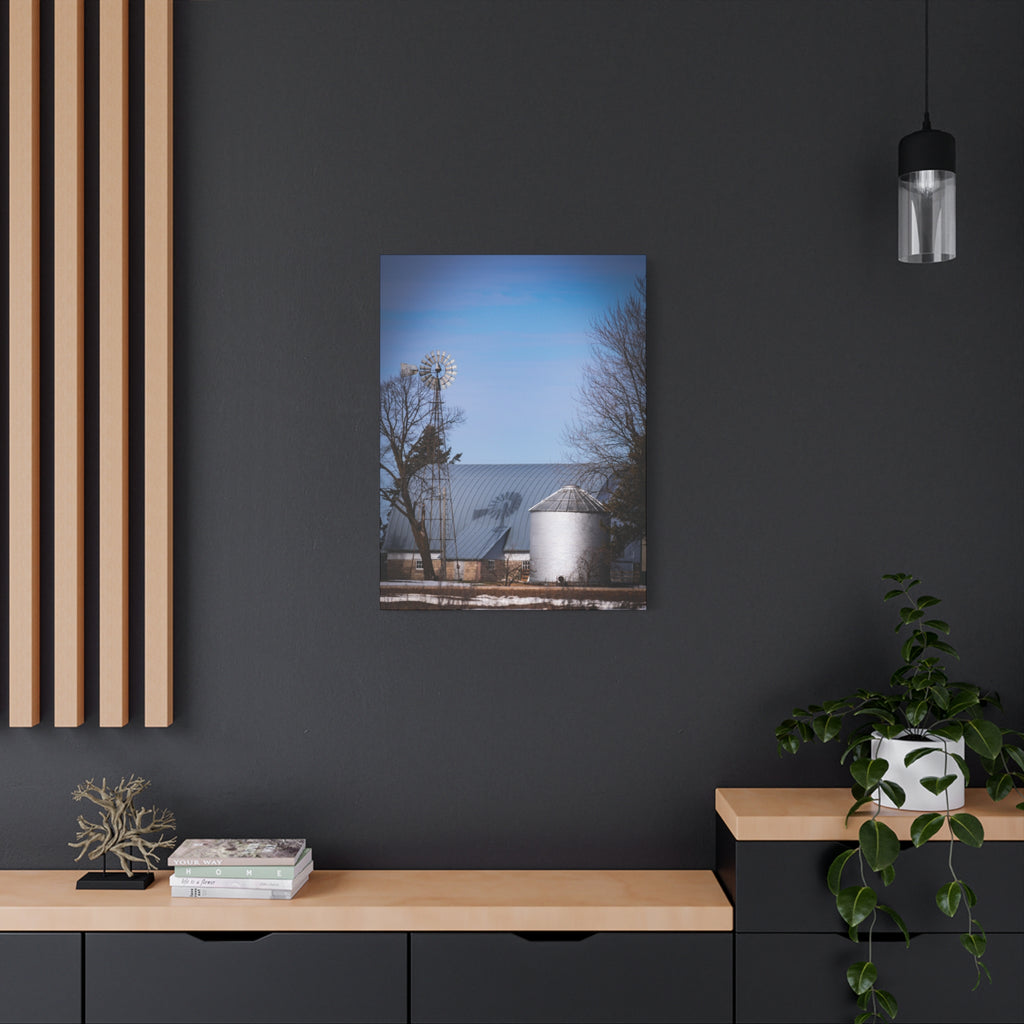 Windmill Shadow | Matte Canvas