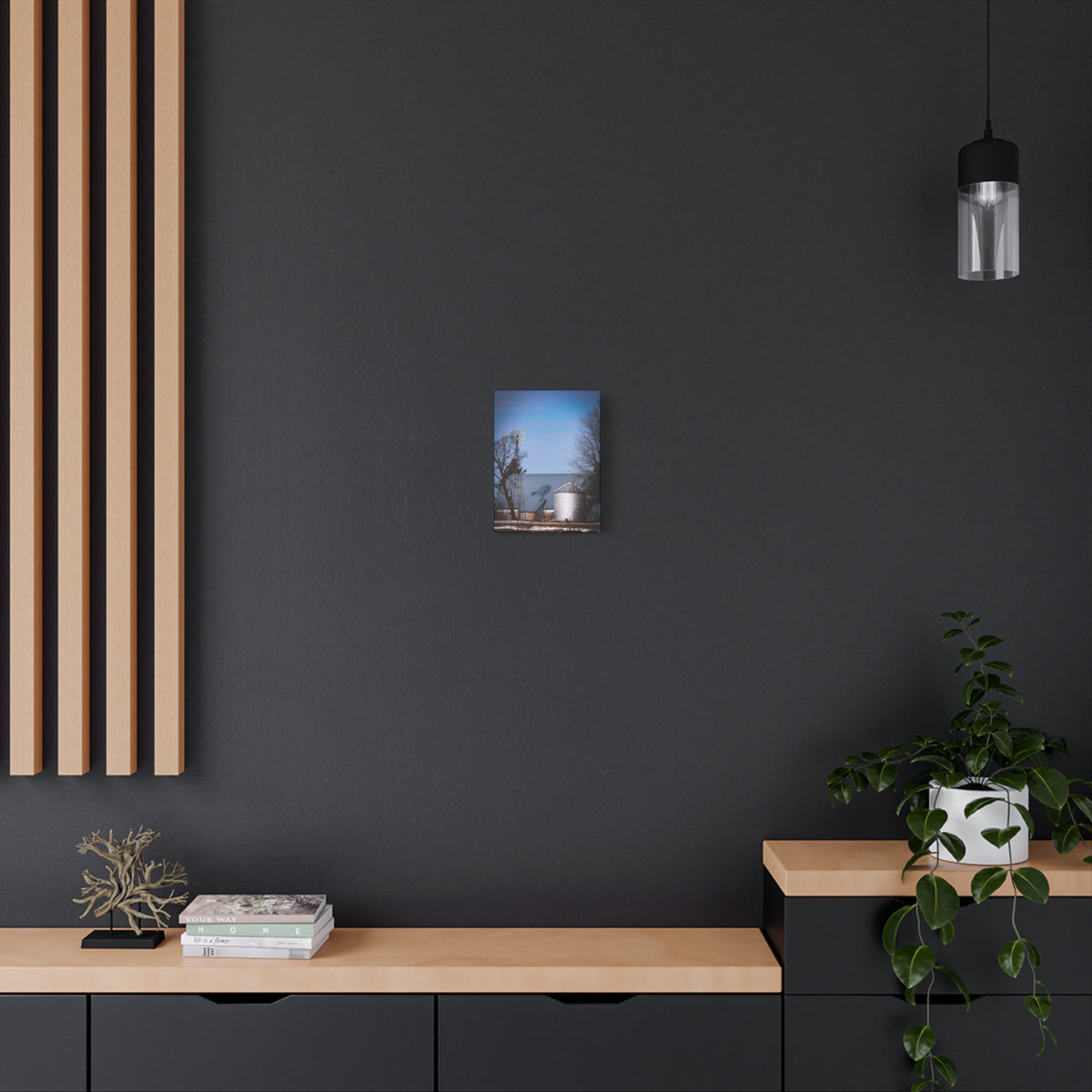 Windmill Shadow | Matte Canvas