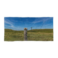 Beach Towel - Scenic Pasture Fence Photo Print